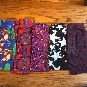 5 pair kids S/M LuLaRoe Leggings